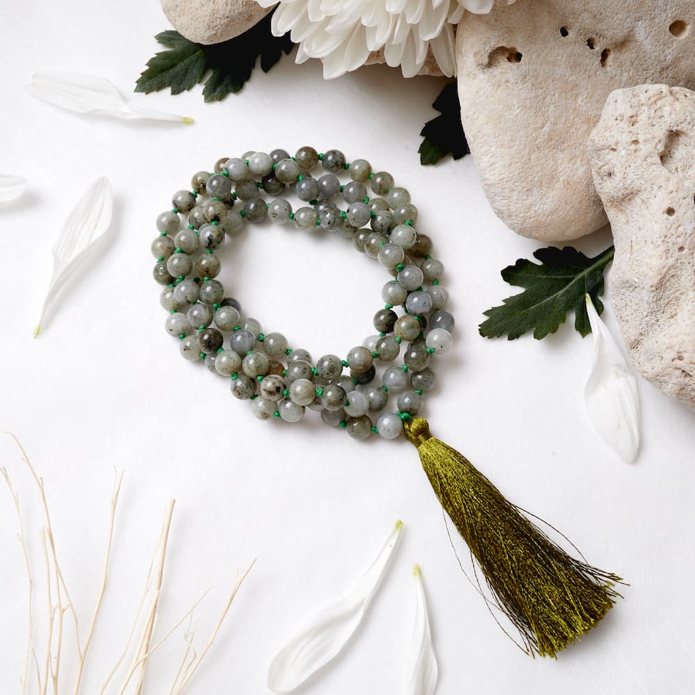 Mala de labradorita - Protección contra emociones negativas